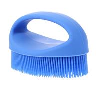 SOLUSTRE Silicone Body Brush for Gentle Exfoliating and Promoting Blood Circulation, Handheld Bath Brush for Shower Use on Scalp and Skin, Suitable for Men and Women Random Color