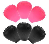 SOLUSTRE Silicone Makeup Brush Covers Makeup Brush Holders 6pcs Reusable and Can Be Cleaned for Face Storage