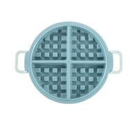 SOLUSTRE Silicone Waffle Baking Mould Pan and Oven Safe Design with Nonstick for Breakfast and Afternoon Tea, for Beginners and Experienced Bakers