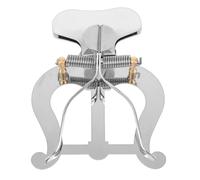 SOLUSTRE Silver Metal Trombone Lyre Music Sheet Clip, Easy to Install and Remove, Modern Style Score Reading Holder for Marching Bands and Beginners