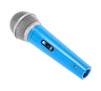 SOLUSTRE Simulation Microphone Model for Lightweight Small Mic Prop for Stage Performances Interviews Play Design for Pretend Music Decor Fun Activities