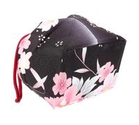 SOLUSTRE Small Japanese Drawstring Jewelry Pouch Polyester Storage Bag for Accessories and Sundries Reusable Purple Handbag for Weddings Birthdays and Daily Use