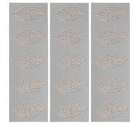 SOLUSTRE soap molds, Leaf Silicone Mold Set 3Pcs Tree Leaves Fondant Mold for Creative Food Projects, Jelly, Silicone, Easy demolding, Precise Texture