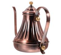 SOLUSTRE Stainless Steel Long Spout Coffee Kettle High Temperature Resistant Hand Brewing Coffee Pot and Tea Brewing Practical in Antique