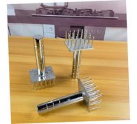 SOLUSTRE Stainless Steel Pigskin Insert Meat Tenderizer Hammer Meat Tenderizer Needle Tool Pork Beef Tenderizing Tool Pounder Kitchen Steak Silver