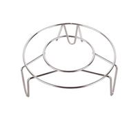 SOLUSTRE Stainless Steel round Steamer Rack Stand Three Legs for Roasting and Cooking, Time-saving and Convenient Kitchen Cooking Ware Accessory