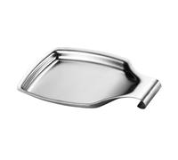 SOLUSTRE Stainless Steel Spoon Tray Kitchenware Holder with Smooth Edges for Kitchen Utensils Storage Easy to Clean Silver Spoon Rest for Cutlery for Stove Tops and Dining Tables