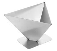 SOLUSTRE Stainless Steel Zongzi Press Mold for Kitchen Use with Simple Operation and Comfortable Hand Feeling, Silver Metal Rice Shaper Mold for Traditional Chinese Rice Dumpling Making