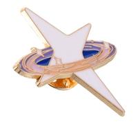 SOLUSTRE Star Brooch Pin for Women with Shiny Crystal, Zinc Alloy Material, Compact Design, Versatile Use, Minimalist Style, for Business Trips and Formal Occasions