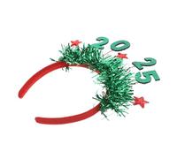 SOLUSTRE Star Garland Year Headband Festive Hair Accessory for Adults Comfortable Plastic Band Years Eve Party Favor Decoration for Holiday Celebrations