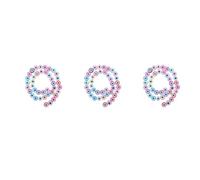 SOLUSTRE Strings Evil Eye Polymer Clay Flatback Beads for Crafting DIY Necklace Bracelet Jewelry Making Accessories Handmade Flat Charms Cute Spacer Beads for Bracelet Design