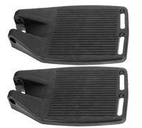 SOLUSTRE Sturdy Wheelchair Footrest Pedal Replacement 7.87 Inch Plastic with Anti-Slip Texture for Disability Aids and Safety