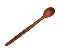 SOLUSTRE Sturdy Wooden Spoon Cooking Ladle Made from Coffee- Wood, Comfortable to Hold Kitchen Utensil for Home and Food Shop Use