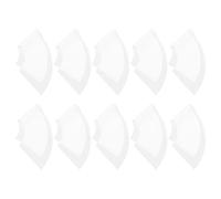 SOLUSTRE Sublimation Paddle Fan Blank White Circular 13inch 10pcs Handheld Paper Fans with Optimized Paper Weight and Ink Absorption for Crafting for Schools and Dance Teams