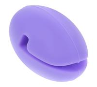 SOLUSTRE Temperature Probe Clip Silicone Holder for Pots Scratch Thermometer Clamp for Cooking Baking Compact Design for Easy Storage for Making Purple