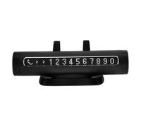 SOLUSTRE Temporary Car Parking Plate with Phone Number Holder, Multi-functional Aluminium Alloy and Rubber Material, Versatile User-friendly Operation for Car Parking and Emergency Use