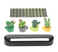 SOLUSTRE Temporary Parking for Car Dashboard Easy to Use Creative Cute Plastic Design Phone Number Display Plate for Temporary Parking and Car Interior Use