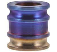 SOLUSTRE Titanium Lanyard Bead with Smooth Surface and No Acute Edges for Jewelry Making and Paracord Rope Crafts, Sturdy Outdoor Pendant Accessory for DIY Projects