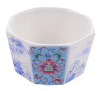 SOLUSTRE Traditional Chinese Ceramic Teacup 100ml Porcelain Tea Cup with Elegant Simple Design Suitable for Afternoon Tea and Friends Gathering