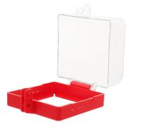 SOLUSTRE Transparent Switch Button Cover Locking Protector for Wall Push Button Switch Prevents Accidental Touch Easy Installation for Home Office School Use