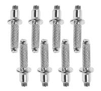 SOLUSTRE Trekking Pole Tips Tungsten Steel 8Pcs Set Spike Ferrules for Walking Sticks Hiking Trail Accessories