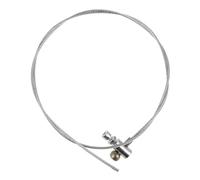 SOLUSTRE Tricycle Brake Cable Outer Wire Replacement Practical Iron Material with Silver Finish Easy to Install Brake Line for Outdoor Use Suitable