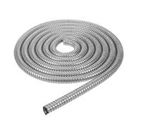 SOLUSTRE Trunking Cable Protector and Extended Coverage with Abrasion Resistance to Hide Wires Metal Stainless Steel Flexible Wire Covers and Conceal Cords on Wall for Data Cables