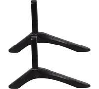 SOLUSTRE Tv Stand Table Support Aluminum Alloy Triangle Base High Durability Fine Workmanship Black Tv Tabletop Stand for Desktop Use Suitable for 20-55mm Installation Hole Distance and 8cm