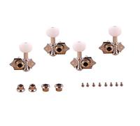 SOLUSTRE Ukulele String Tuning Pegs 2l2r Pearly White Machine Heads Knobs Gc510 Instrument Accessories for Folk and World Music