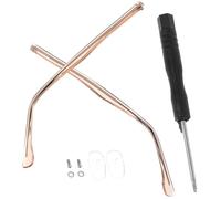 SOLUSTRE Universal Glasses Replacement Temples Plastic Metal Arms 1 Pair