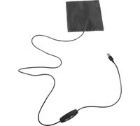 SOLUSTRE USB Electric Warming Pad 14cm Carbon Fiber Heated Cushion Lightweight Waterproof Surface Style Creates Cozy Sleeping Environment for Hamster Rabbit Winter Use