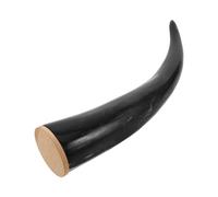 SOLUSTRE Viking Ox Horn Mug Large Capacity Retro Drinkware for Mead Beer Unique Medieval Design for Parties Home