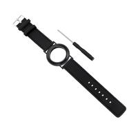 SOLUSTRE Vintage Compatible with Tracker Leather Band Watch Flat, Adjustable Tracking Wristband for and Adults