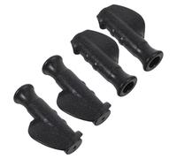 SOLUSTRE Walker Rollator Handles 20mm 4pcs and Replacement Hand Grips Diameter for Black Soft Cushioning PVC Walker Accessories Withstand Frequent Use Shopping Carts