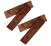 SOLUSTRE Walnut Wood Blocks 4Pcs Thick Hardwood Planks 20X5X1Cm Unfinished Wood Board for Woodworking Whittling and Craft Projects