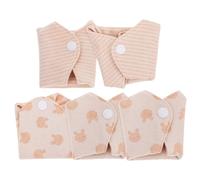 SOLUSTRE Washable Cotton Sanitary Pads Reusable Menstrual Pads 5pcs for Women with Powerful Absorbing Ability Suitable for Puerperal Period and Traveling Use
