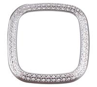 SOLUSTRE Watch Protective Case Electroplated Ultra-Thin Silver Compatible Versa3/Sense for Work and Office Use