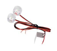 SOLUSTRE Waterproof Motorcycle Tail Light with Bright LED Light Source PC Material 12-85v 150ma 2 X 1w Power for Night Riding and Cycling Accessories
