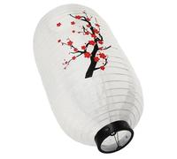 SOLUSTRE Waterproof Plum Blossom Lantern Japanese Style Hanging Cloth Lantern Not Easy to Get Deformed Or Broken Can Be Suspended on Door for Christmas and Fountain Party Decor