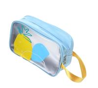 SOLUSTRE Waterproof Travel Bag with Double Layer Design, Dry and Wet Separation Pu Toiletry Organizer for Daily and Business Travel