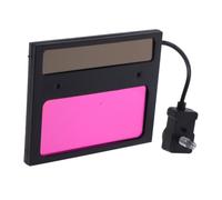 SOLUSTRE Welding Lenses Auto Darkening 5 Pcs Glass Welding Lens Solar Panel Plastic for Professional Welders Grinding Cutting Black