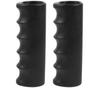 SOLUSTRE Wheelchair and Trolley Handle Grips 2pcs Set, Anti-Slip Plastic Handlebar Covers, Diameter 30mm X Length 118mm, Walker and Cart Hand Protector for Mobility Aids and Shopping Use