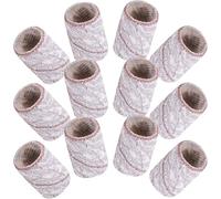 SOLUSTRE White Sanding Bands Manicure Polishing Bands for Nail Drill 200pcs with Wear Resistance Material Suitable for Home Nail Salon and Professional Art Shops