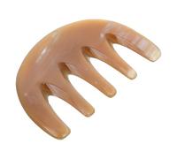SOLUSTRE Wide Tooth Natural Horn Comb Hair Comb for Styling 7.5x2x0.5inch Smooth Texture Versatile Use Easy to Clean for Men and Women Daily Use