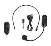 SOLUSTRE Wireless Microphone Headset Uhf Cordless Microphone for Singer Extended Battery and Comfortable All-day Wear Suitable for Meeting Environments and Public Speaking