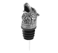 SOLUSTRE Wolf Head Wine Aerator Stopper Novelty Liquor Pourer for Unique Vacuum Sealing
