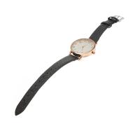 SOLUSTRE Women Wrist Watch Minimalist Alloy Quartz Ultra Thin Easy Reader Black Velvet Strap Casual Analog Watch for Ladies