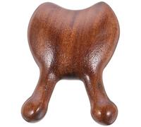 SOLUSTRE Wood Nose Scraper Face Acupoint Massager Portable Smooth Surface Brown Massage Tool for Personal Use at Home Professional Therapist