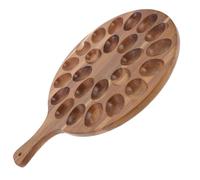 SOLUSTRE Wooden Egg Tray for Chicken Eggs for Fridge Storage Crafted from Natural Wood