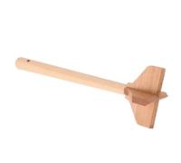 SOLUSTRE Wooden Potato Masher Kitchen Mashing Tool with Sturdy Construction and Ergonomic Round Handle, Prevents Hand Fatigue, for Beans, Meat, and Daily Meal Prep